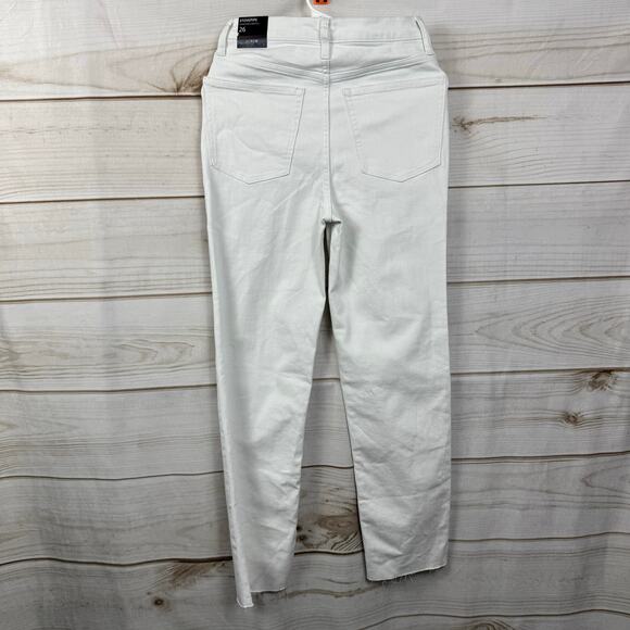 J. Crew White Stovepipe Straight Jean in Signature Stretch+ Size 26 - Picture 7 of 15